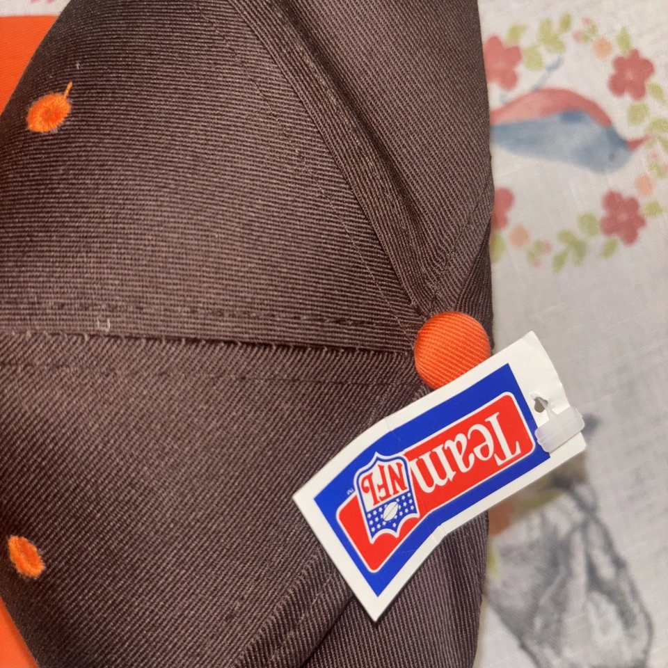 De Colección Equipo NFL Cleveland Browns Sombrero Bordado Snapback Otto Graham Firmado Automático Foto 3 de 4