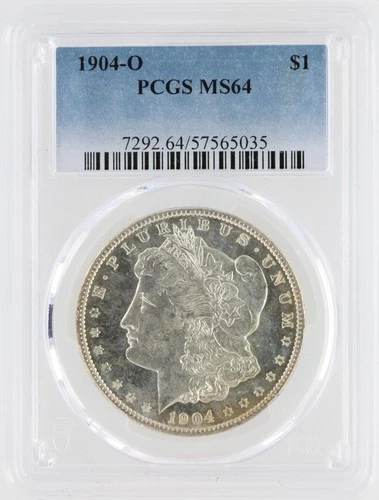 1904-O Morgan Silver Dollar PCGS MS64 S$1 New Orleans Minted No Reserve