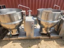 Groen  double 60/60 Gallon Steam Jacketed Tilt Tilting Kettle electric 480v 3 ph