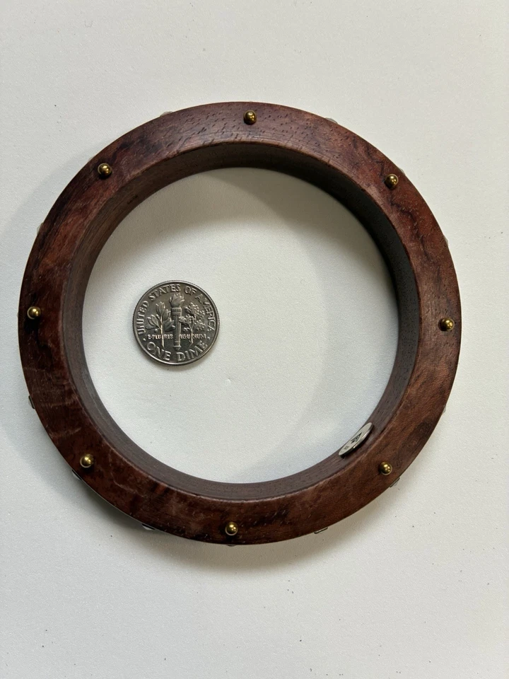 NUEVO SILPADA 'Wildwood' Brazalete Brazalete B3303 Madera Latón Cristal Esterlina NUEVO Foto 4 de 4