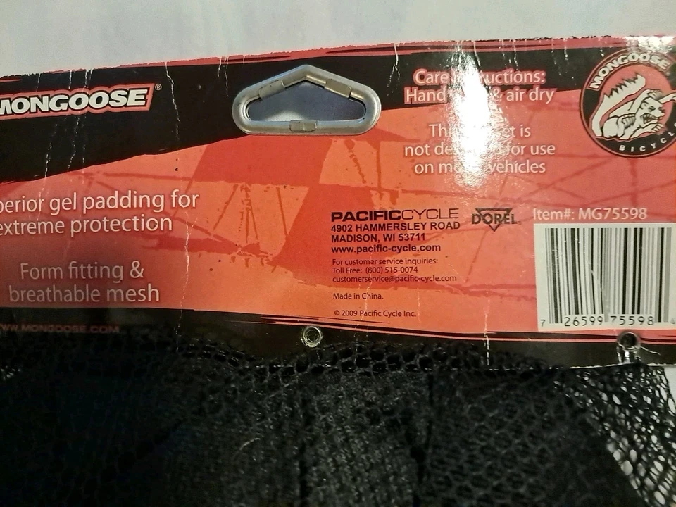 6 Piece Youth Mongoose Gel Knee Elbow Wrist Pad Set BMX Skateboard NEW - Image 4 of 4