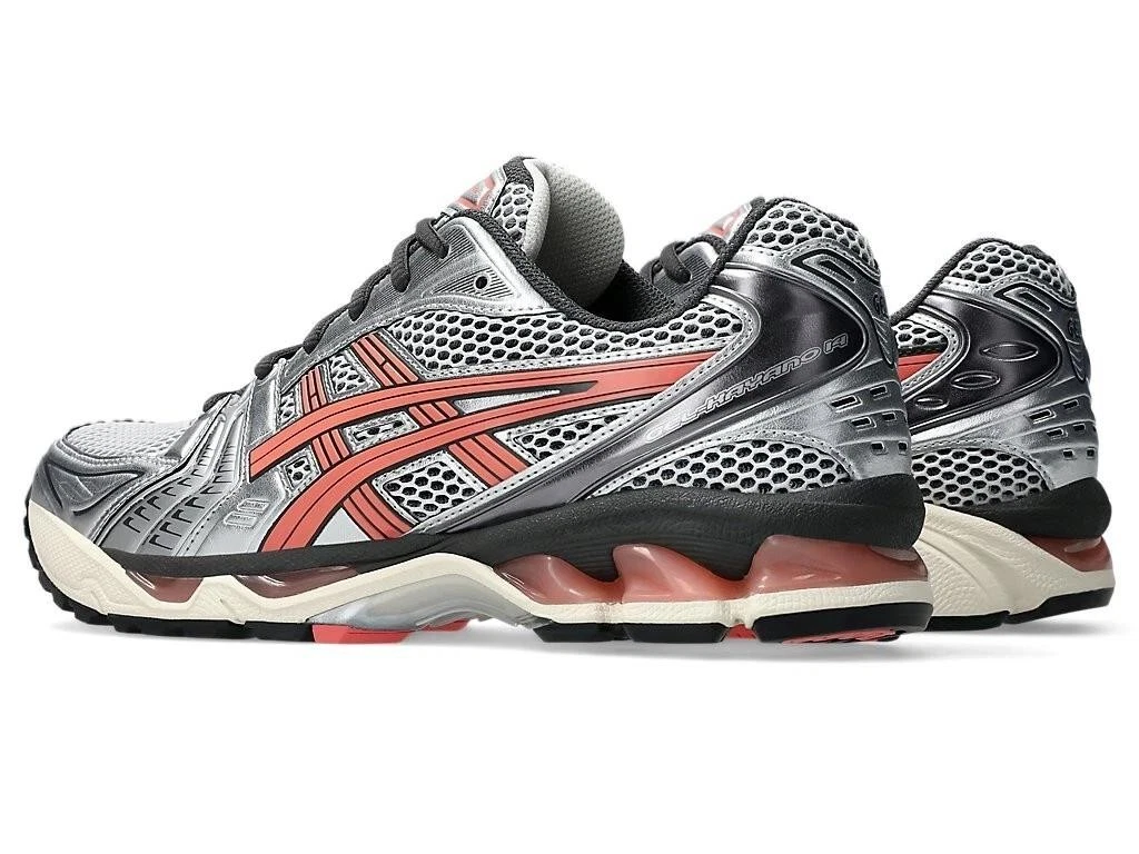 ASICS Gel-Kayano 14 Silver Papaya Running Shoes Men\'s Size 14 Training Gym Tech ASICS Gel Kayano 14 Silver Papaya for Sale | Authenticity  main image 2