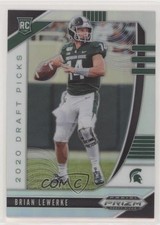 2020 Panini Prizm Draft Picks Rookies Silver Brian Lewerke #142 6h5