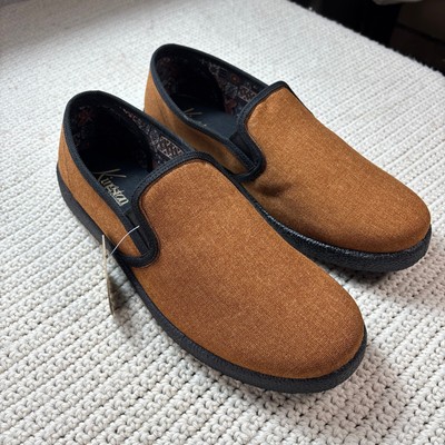Slip On Shoes Mens 12 Rust Orange Geometric Mid Modern  Kingston Union New Box