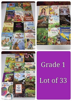 Grade 1 - Lot of 33 Books - FOUNTAS & PINNELL Shared Reading  Readers Homeschool