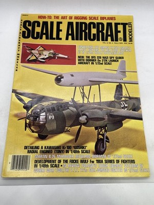 Scale Aircraft Modeler Magazine Fall 1978 Vol 6 No 3 Biplanes Kfir PDC
