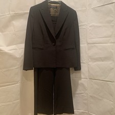 Kasper Women's Black Fully Lined Suit Blazer Pants, Size 14P Business/Career