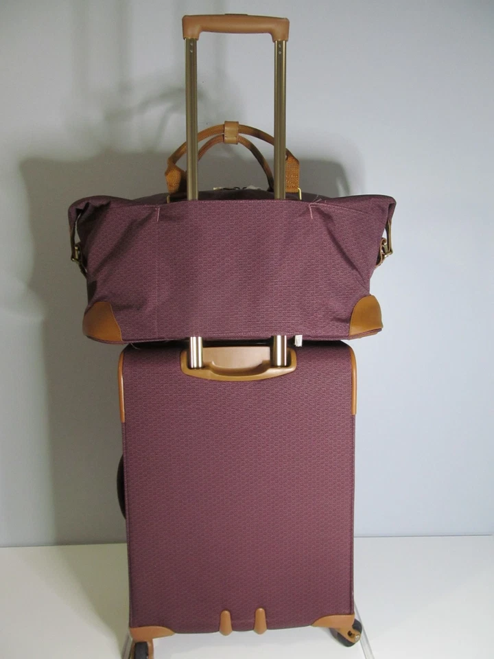 Hartmann Women's Luggage 3 Piece Extended Trip Set-Burgandy & Saddle Leather-NWT - Image 4 of 4