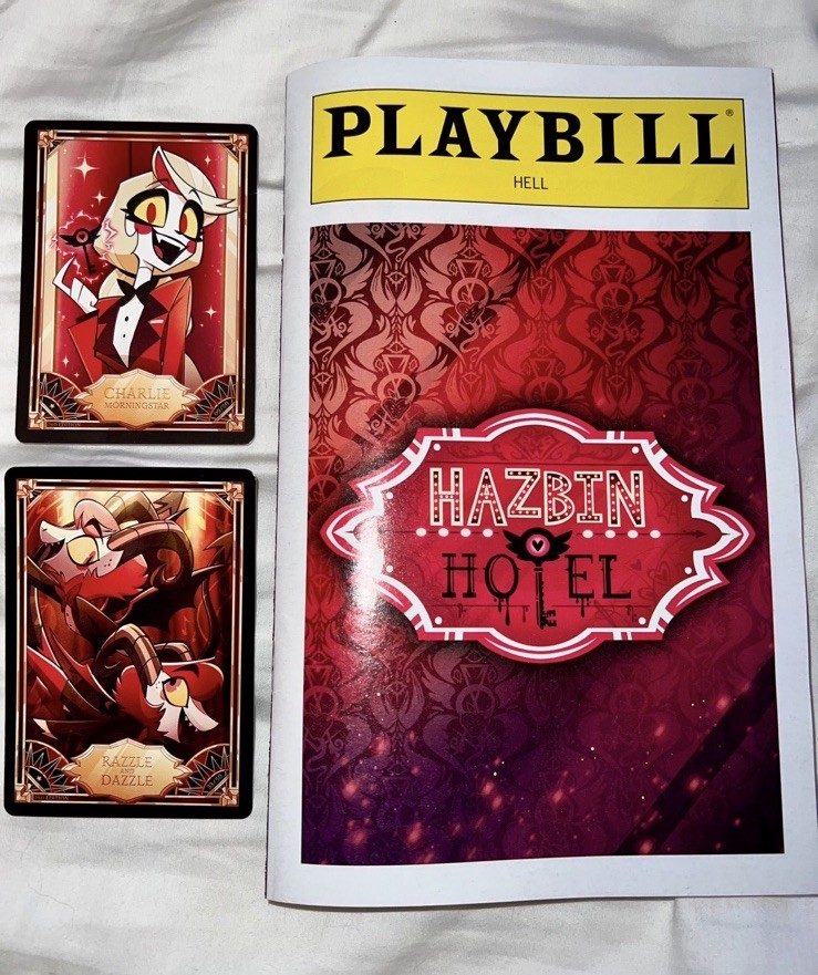 シール・ステッカー Hazbin Hotel OFFICIAL PLAYBILL Hazbin Hotel Season 1 Official Promo PLAYBILL Exclusive Play Book