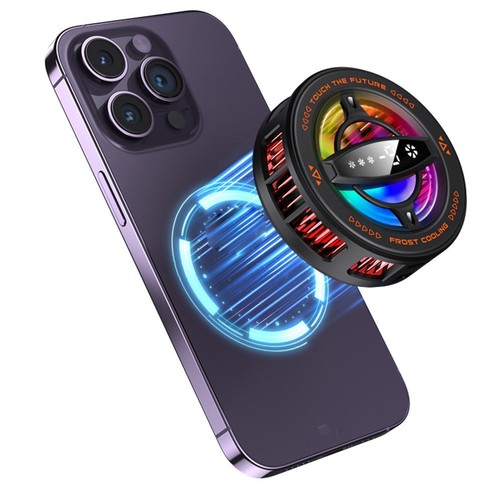 Chłodnica do telefonu komórkowego z magnetycznym mocowaniem i oświetleniem RGB dla graczy - Zdjęcie 3 z 13