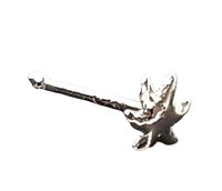 Blatt Nasenstecker Design UngewöHnlich (22 G 0,6 Mm) Sterling Silber Kugelende