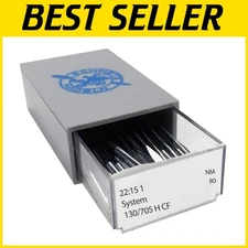 Universal Sewing Needles Size 80/12, Chrome Finish
