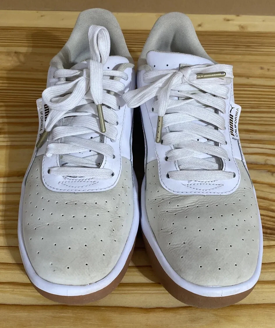 Puma 368135 01 Womens California Perforated Sneakers Shoes Casual