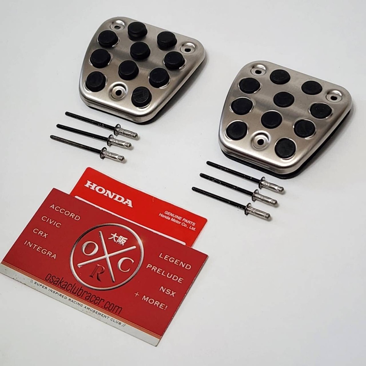 Genuine OEM FD2 Honda Civic Type R Pedal Pad Set Clutch