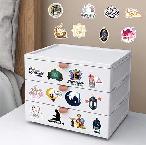 53 PCS Ramadan Stickers Holy Month Muslim Decals Laptop Hydro Yeti Free Shipping - Picture 4 of 8