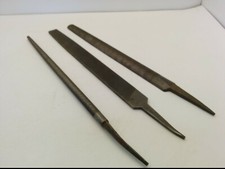 VTG NICHOLSON MILL BASTARD/BASTARD FILES, 15" LONG, MADE IN USA, SET OF 3