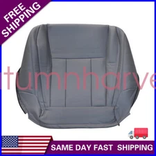 For 2001 2002 Toyota 4Runner Driver Bottom Synthetic Leather Seat Cover Gray