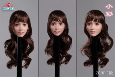 女性像 Z6TOYS ZC011E 1/6 Japan Girl Movable Eyes Head Sculpt For 12