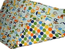 5J WOW 42x58 Vintage CIRCO Alphabet Animals Toddler bed Comforter Blanket Crib