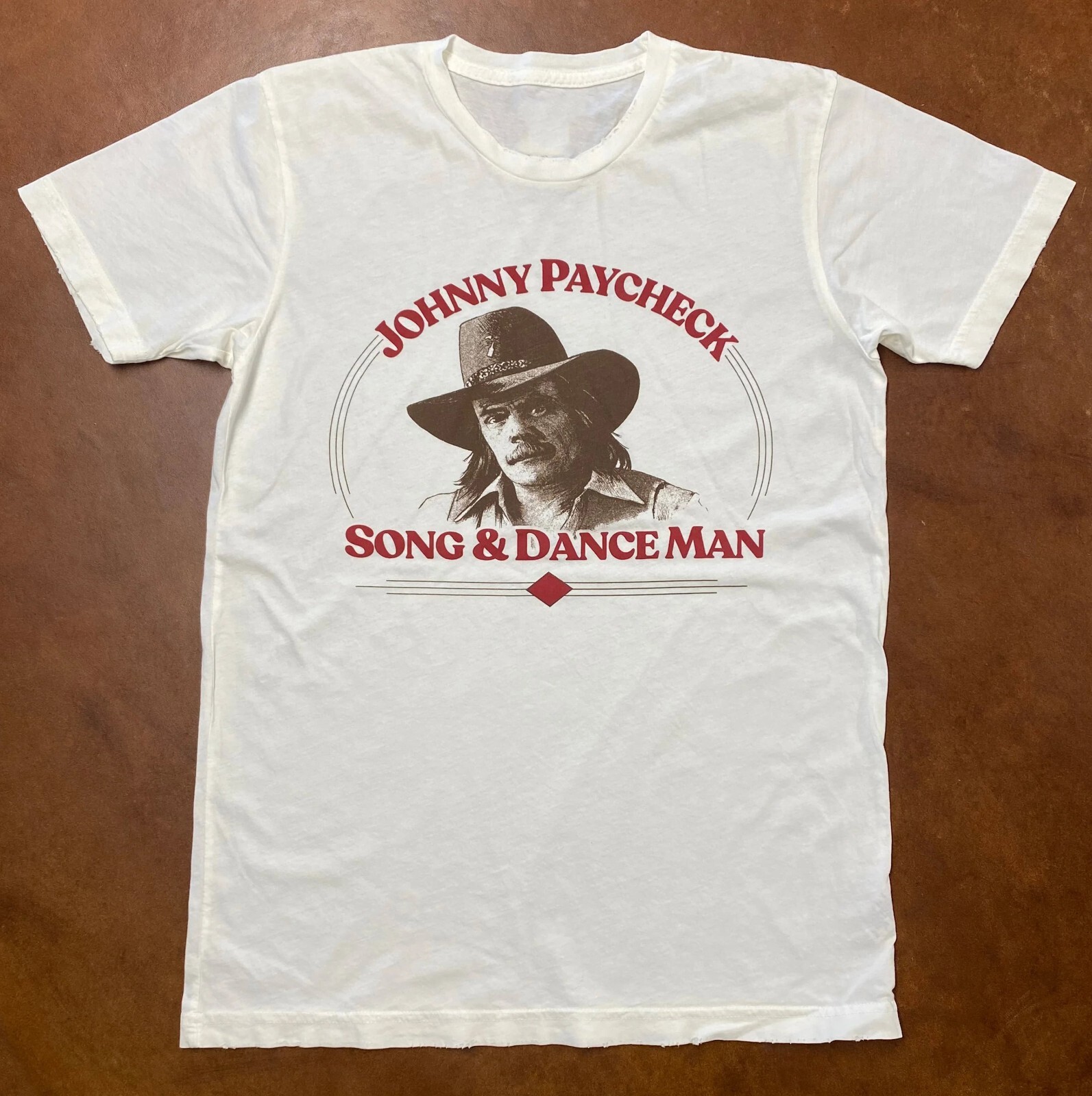 Johnny Paycheck Song & Dance Man Vintage White Size S To 4XL Shirt ES021
