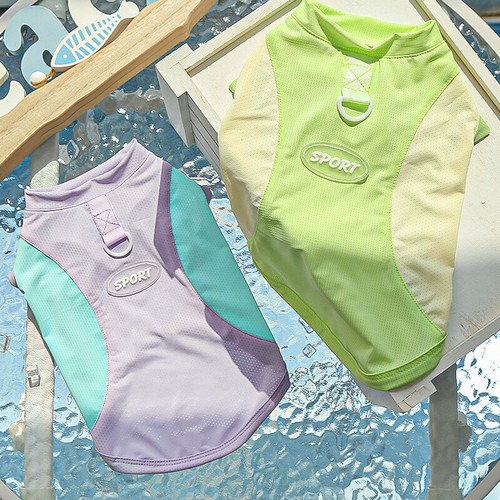 Summer Pet Ice Silk Vest UV Protection Small Medium Dogs Cats Outdoor Clothing - Picture 9 of 33