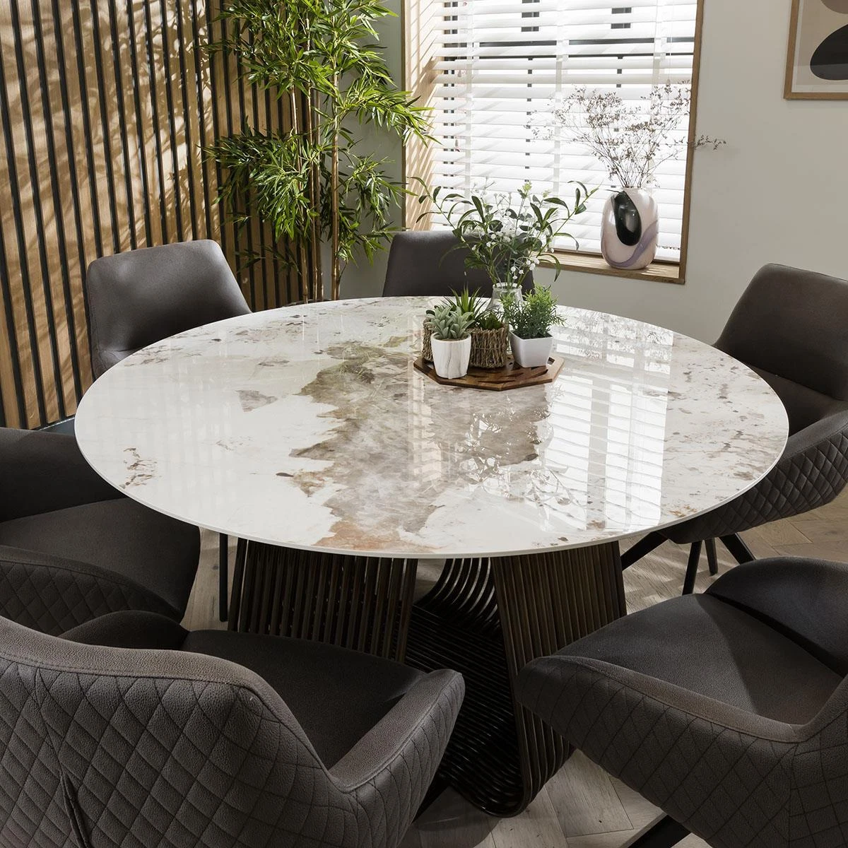 Designer round sale table