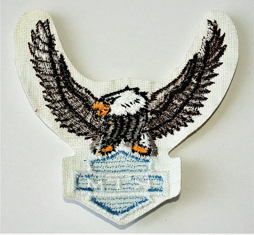 Vintage KTM Classic Eagle Biker MotorCycle Jacket Patch New NOS 1970s - Picture 2 of 2