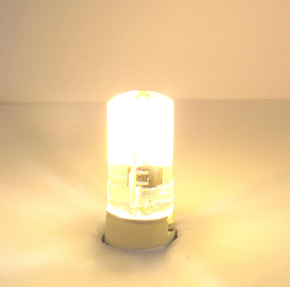 10pcs G8 G8.5 T5 Led Light bulb 64-3014SMD 110V Silicone Lamp Warm White 2700K - Image 4 of 4