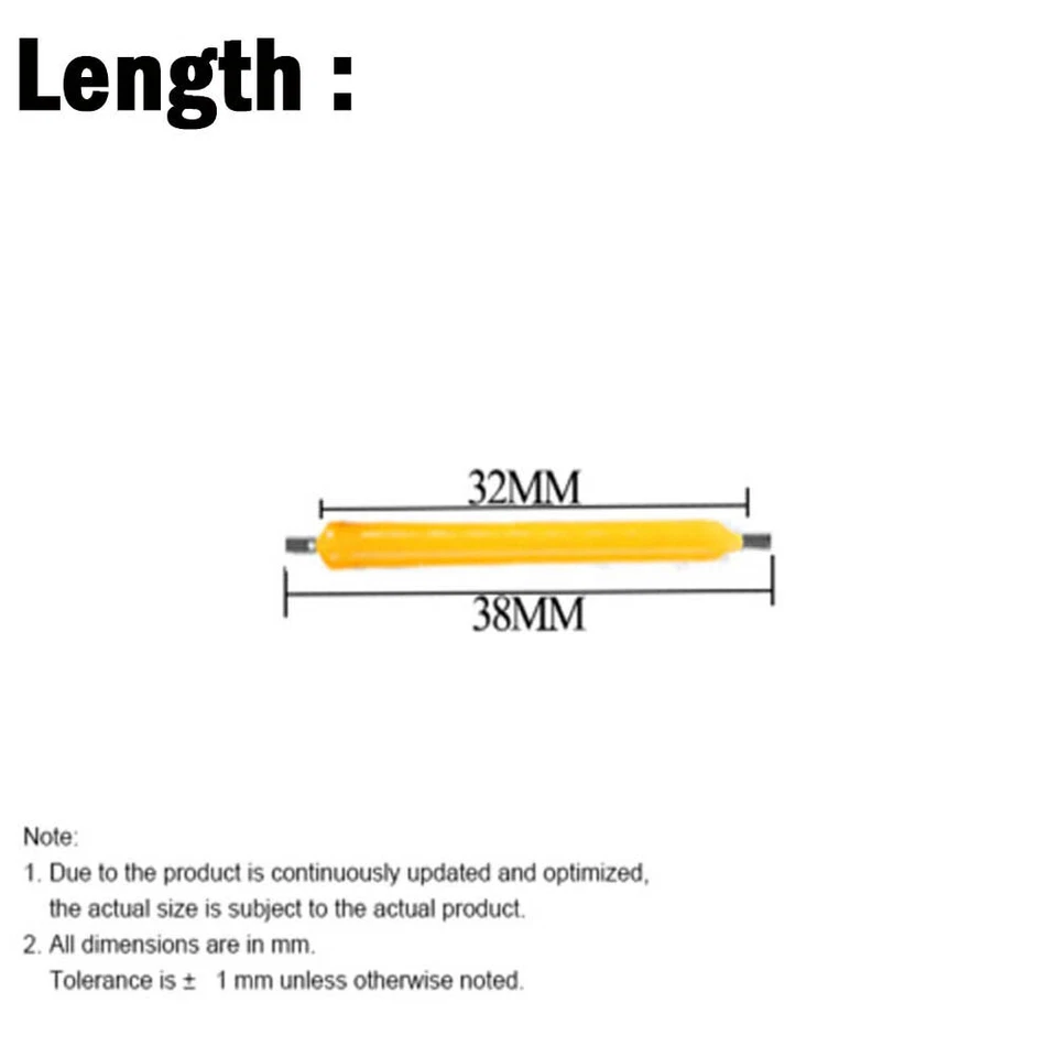 10/20/30pcs 3V LED Filament Lamp Lights 38mm For Edison Bulbs Home DIY Light USA - Image 2 of 4