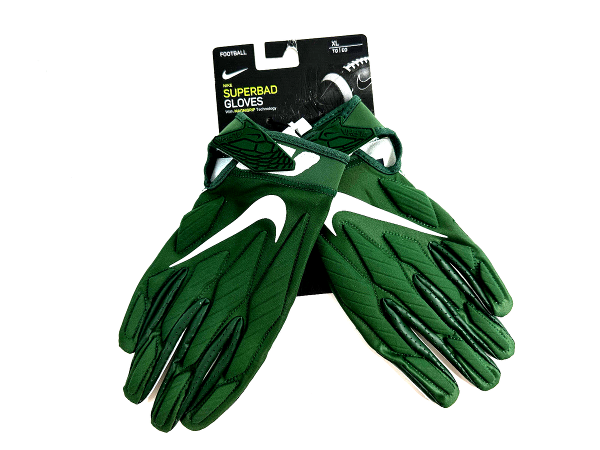 Nike Superbad Football Sticky Magnigrip Gloves Green White