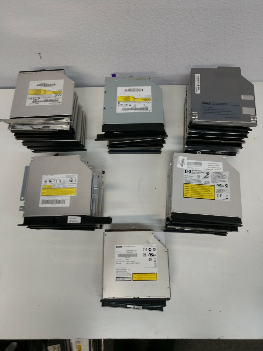 LOT 55X Mix Brands, DELL HP IBM ACER SONY ASUS DVD DVD