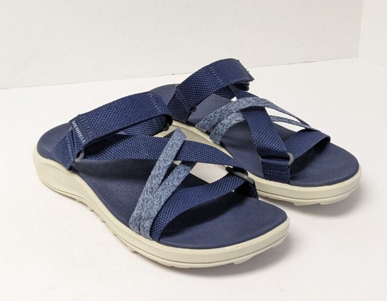 Merrell District Mendi 4 sandali blu mare donna 8