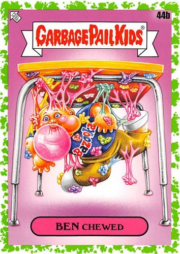 GARBAGE PAIL KIDS 2020 TARDE TO SCHOOL BORDO VERDE PARALLELO PICK-A-CARD GPK W@W - Foto 176 di 401