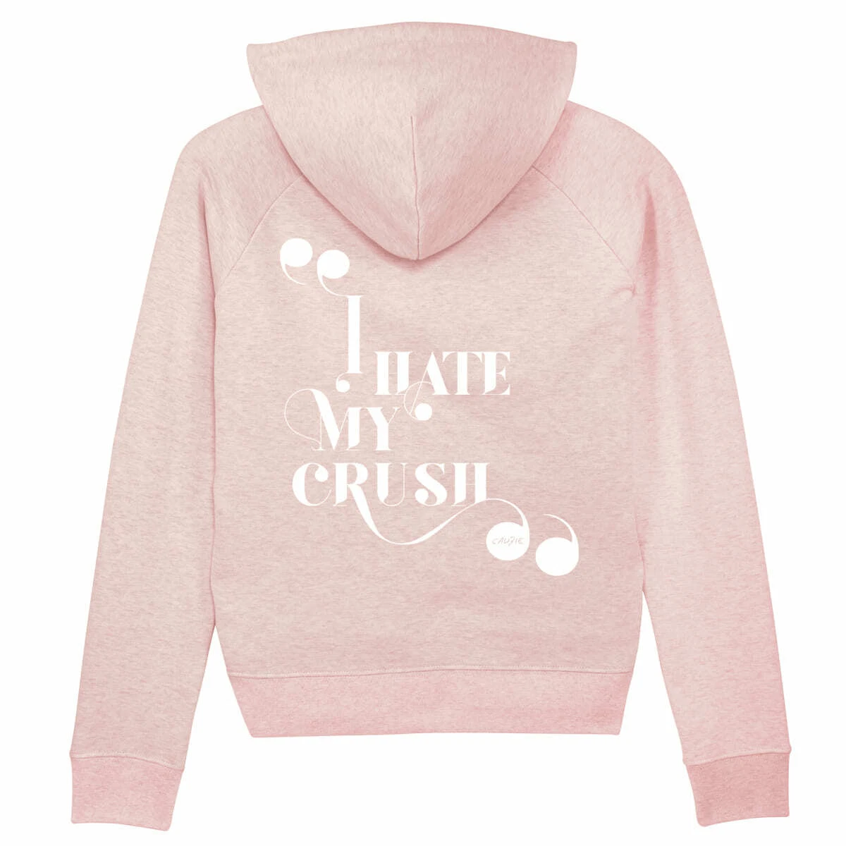 VALENTINO Hoodie I HATE MY CRUSH saint valentin valentine's day sweat coton bio
