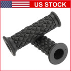 2 Motorcycle Hand Grips Bar End Handlebar Gel For Cafe Racer Dirt Bike ATV USA