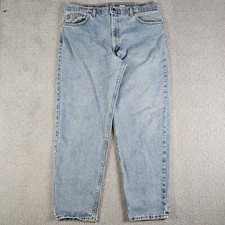 Vintage Levis 550 Relaxed Fit Light Wash Jeans Mens Size 40X30 1995 90s Baggy