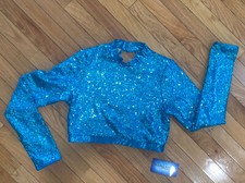 Dance Costume Top - Turquoise