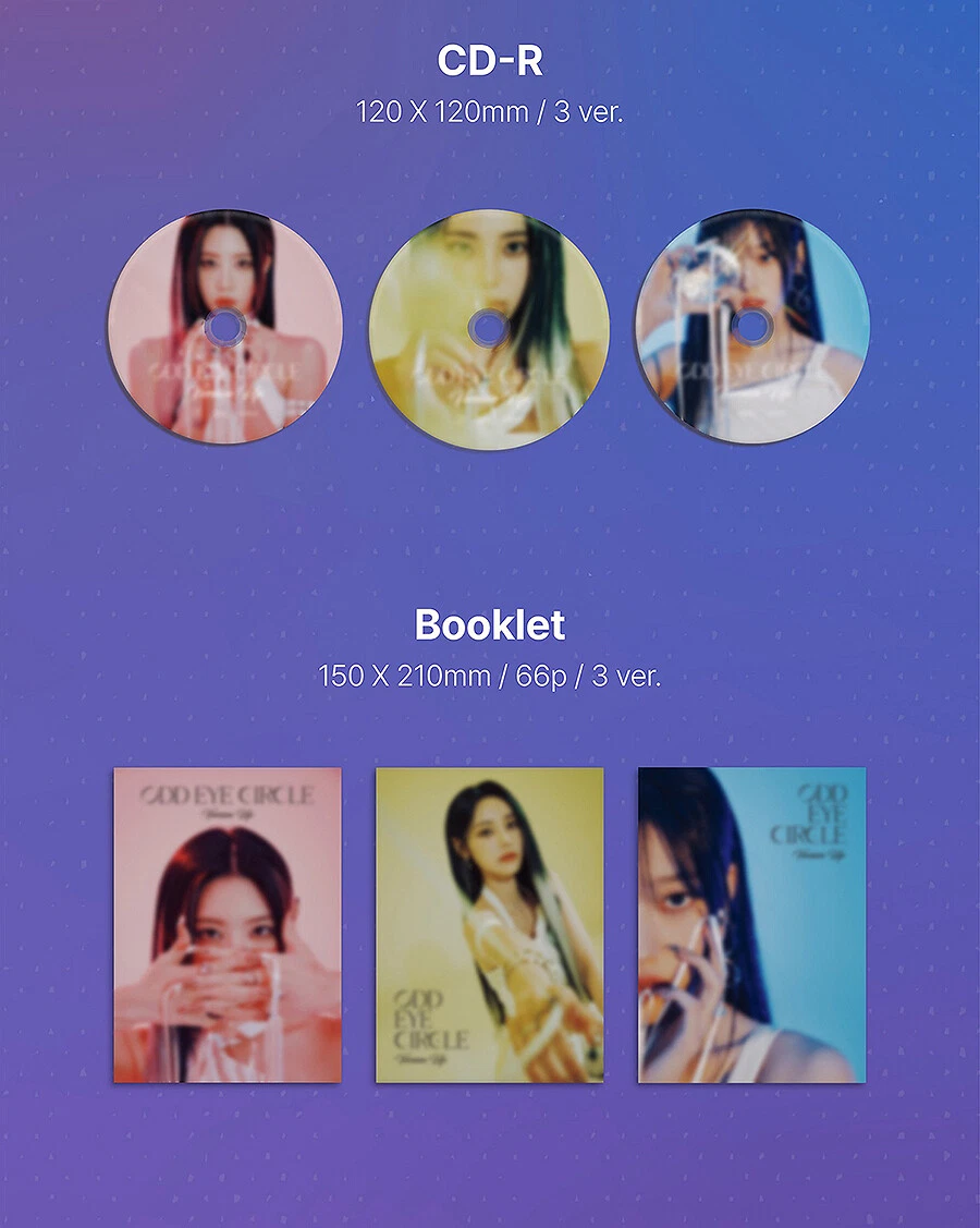 ODD EYE CIRCLE VERSION UP Mini Album CD+Photo Book+Objekt+Sticker+