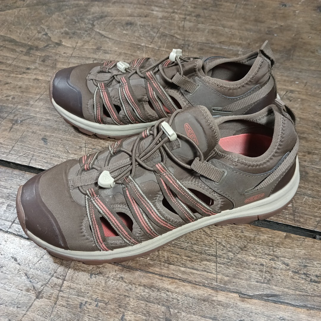 KEEN Womens Sz Shoes Terradora II ATS Hiking Slip On Brown