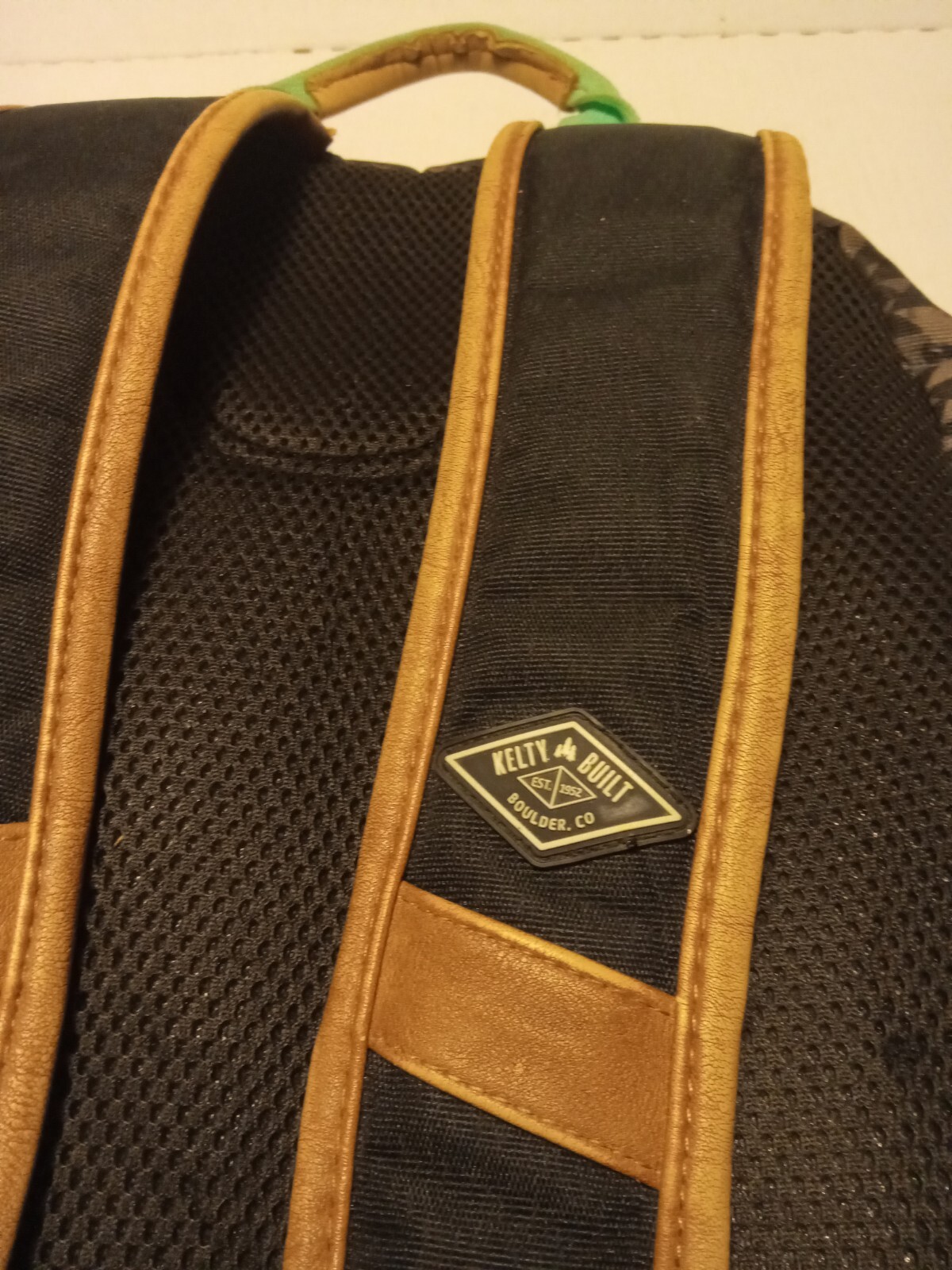 Kelty Built Leather trim Backpack Sports  Hiking Laptop Work School