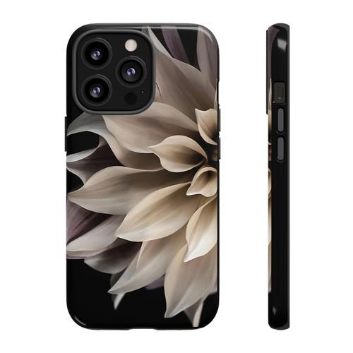 Tough Case For iPhone, Samsung Galaxy, Pixel, Cream Dahlia Flower Print - 第 84/223 張圖片