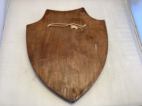 H.M.S EINHORN METALLWANDPLAKETTE / SCHILD AUF HOLZSOCKEL (HANDBEMALTE VERSION) - Bild 8 von 10