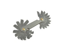 Gewindelehre Gewindeschablone Metrisch 60&deg; 24 Blatt 0,25-6mm Gewinde Pr&uuml;fmittel