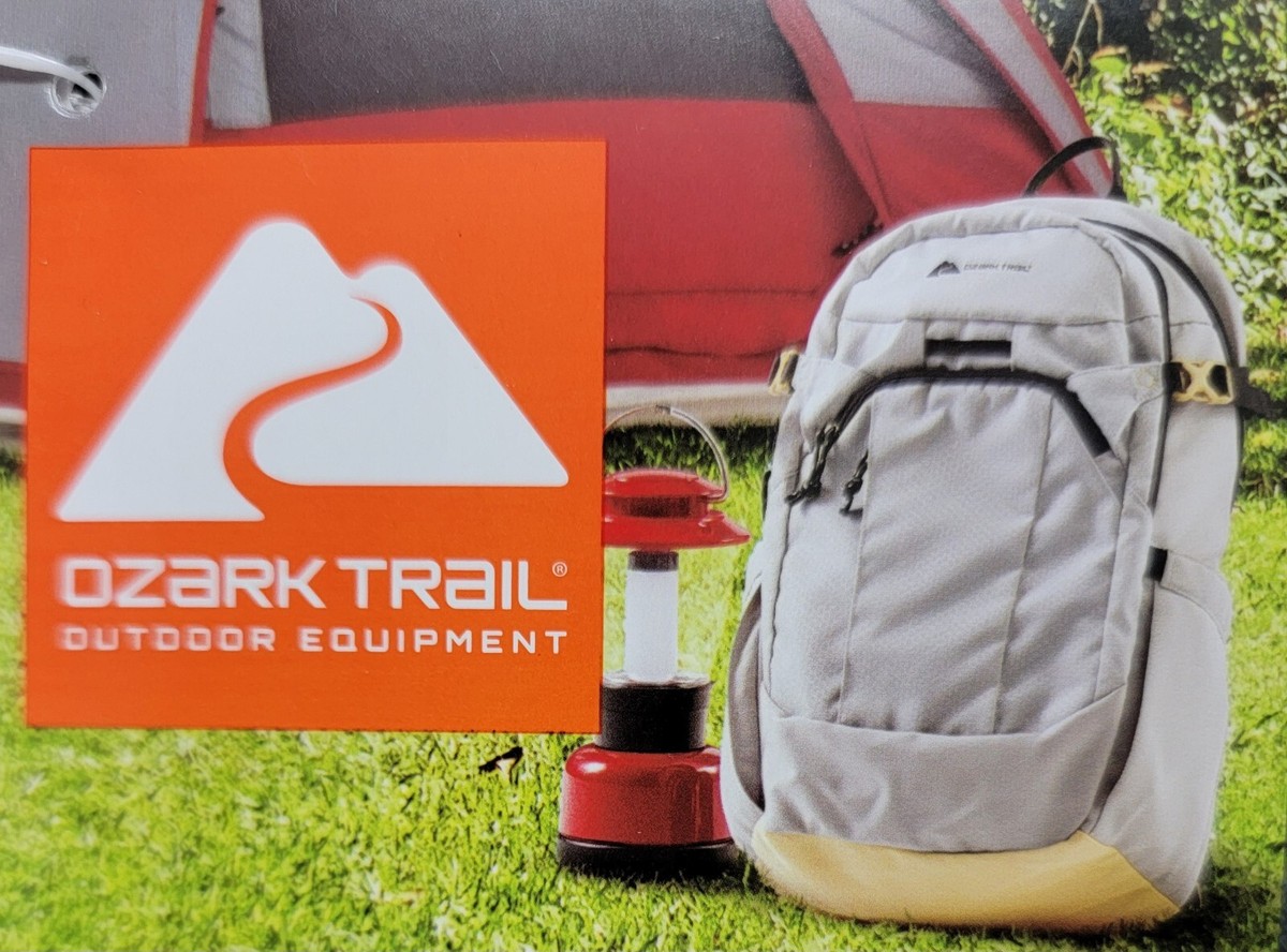 Ozark Trail Adult Unisex 20 Liter Denton Hiking Backpack, Gray Brand New!!!