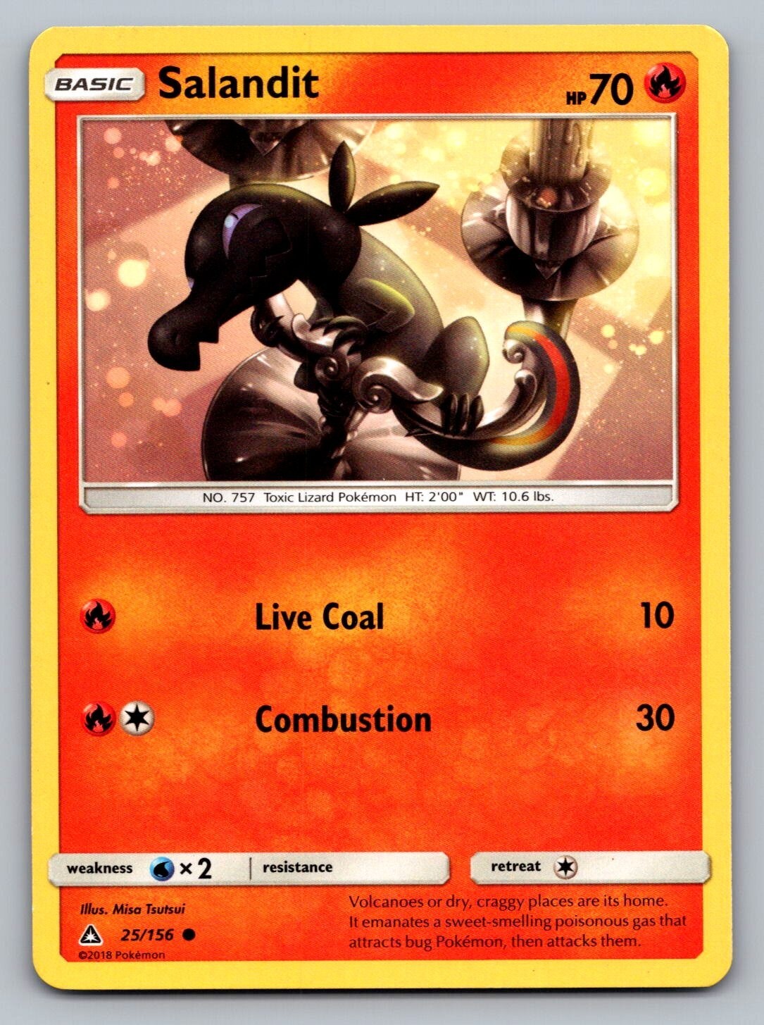 Pokemon TCG Ultra Prism Salandit #25