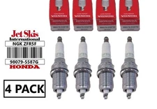 Genuine Honda 98079-5587G Spark Plug OEM Replacement NGK ZFR5F 7558 Pack of 4