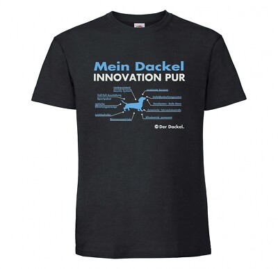 Dackel Unisex T-Shirt Innovation Hundemotiv Dachshund Teckel