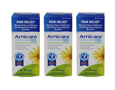 3 Pack of Boiron Arnicare Gel 2.6 oz