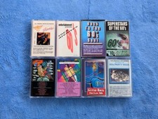1960's COMPILATION 8 Cassette Tape Lot Rock Pop Soul R B