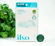 ILSO Natural Mild Clear Nose Patch-Korean Brand Blackhead Remover for Nose 5sets